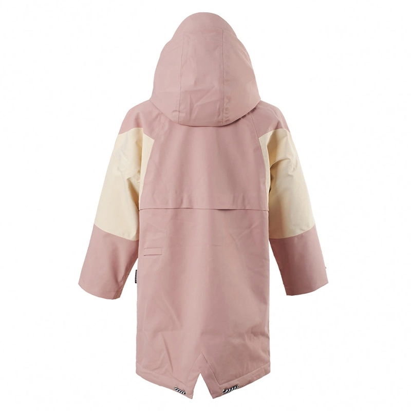 Kid′ S PU Coated Raincoat Rain Jacket Cartoon Lightweight Rainwear for Girl Lined Parka