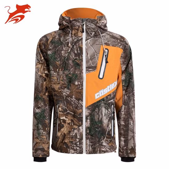 Camuflagem impermeável masculina para esqui ao ar livre inverno quente casaco de neve de inverno jaqueta com capuz