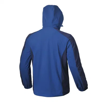 Jaqueta de chuva masculina à prova d'água respirável para atividades ao ar livre reivindicando agasalhos com tecido esticado alto Soft