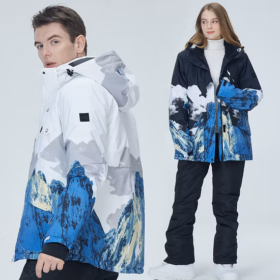 Jaqueta de esqui de neve impermeável masculina, jaqueta de esqui para esportes ao ar livre